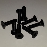 Schrauben für DTM-Tankdeckel, schwarz, alu